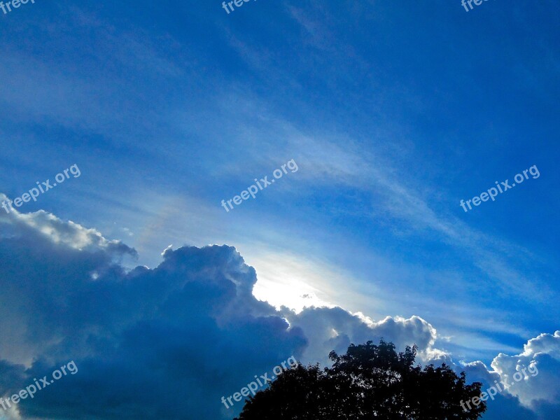 Blue Sky Cloud Hope Summer Pine Tavern