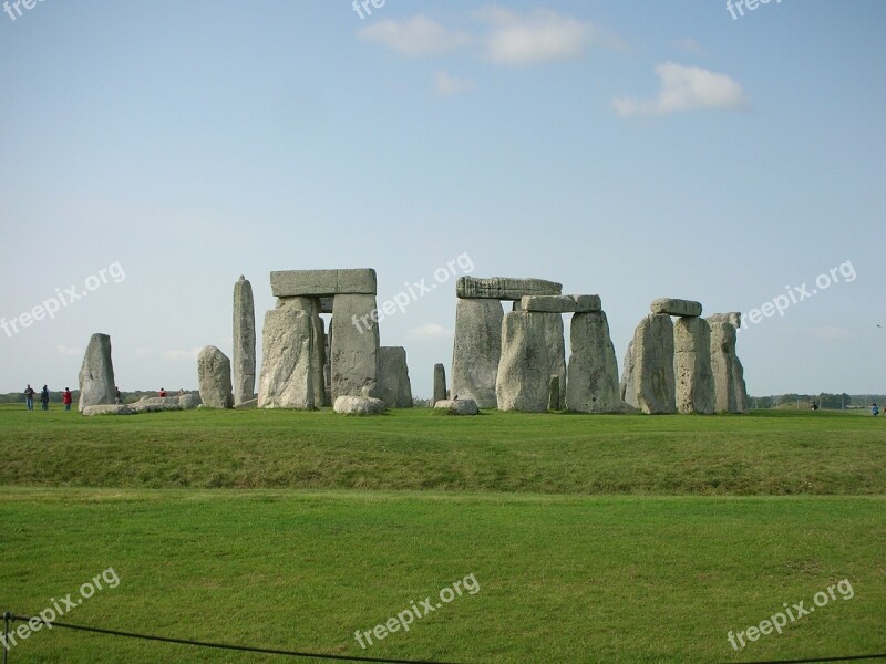 Stonehenge Megalithic Stone Circle Cromlech Mystic Stone Buildings