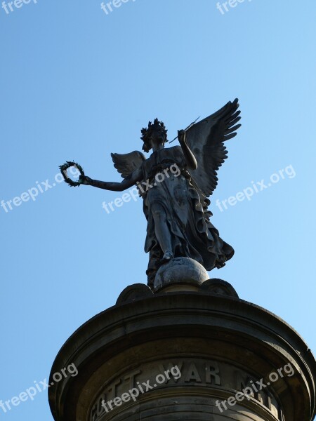 Siegburg Germany Siegessäule Angel Sky Pillar