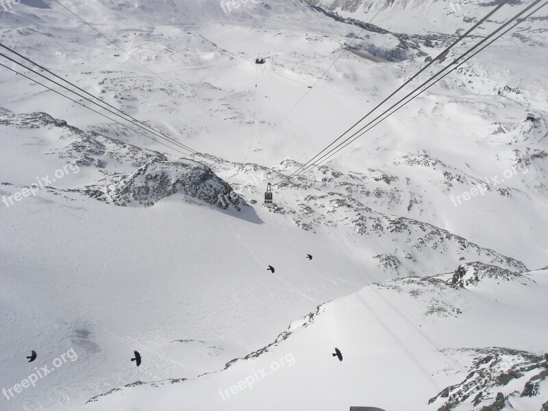 Cervinia Mountain Cable Car Sci Free Photos