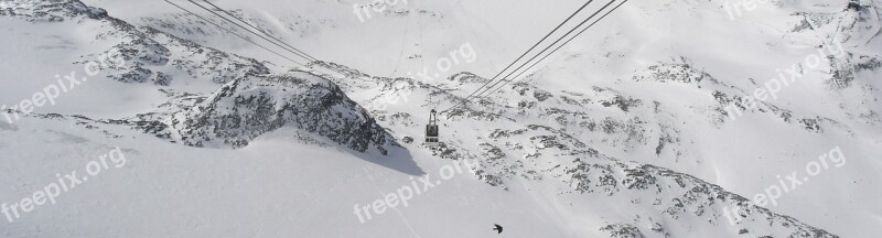 Cervinia Mountain Cable Car Sci Free Photos