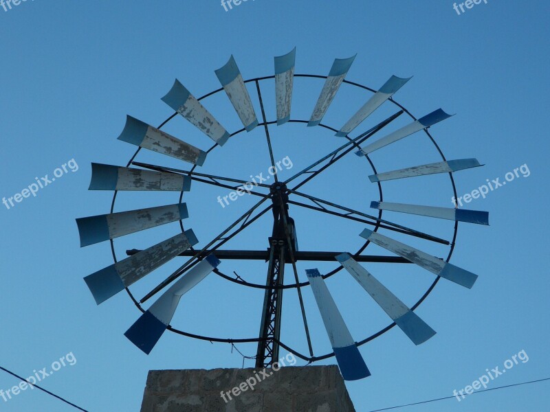 Pinwheel Wind Energy Mallorca Metal Wind