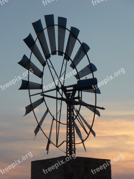 Pinwheel Wind Energy Mallorca Metal Wind