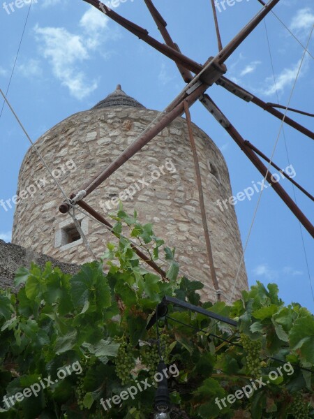 Old Old Mill Windmill Landmark Mallorca