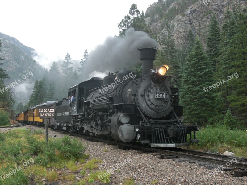 Train Railroad Railway Locomotive Free Photos