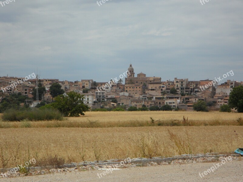 City View Algaida Mallorca Mediterranean Distant