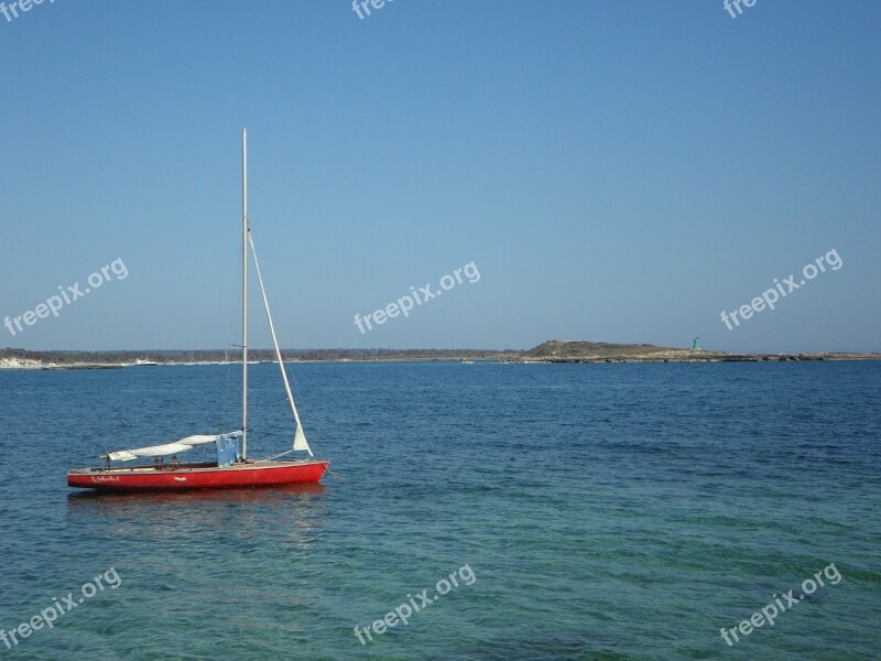 Boat Sailing Boat Anchor Concerns Water