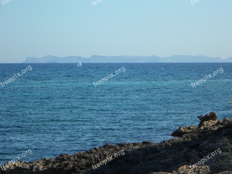 Coast Rocky Coast Mallorca Outlook Vision