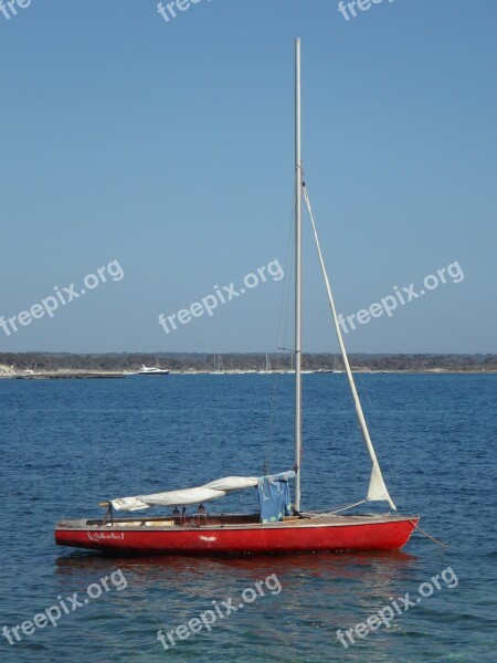 Boat Sailing Boat Anchor Concerns Water