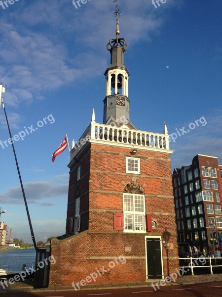 Excise Duty Tower Alkmaar Port Autority Free Photos