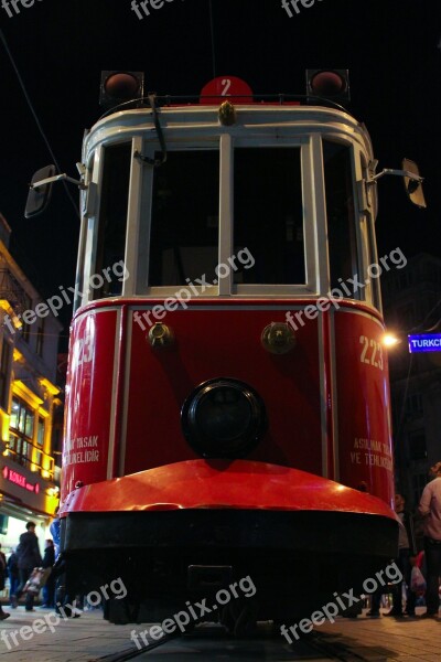 Tram Istanbul Turkey Beyoğlu Tram Tracks