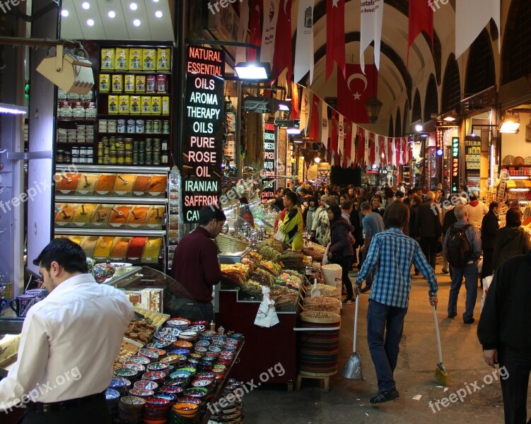 Market Bazaar Turkey Istanbul Buy