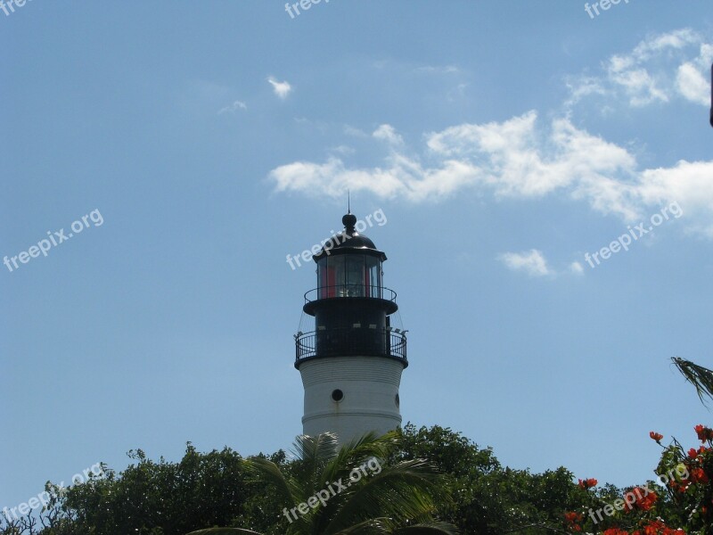 Key West Lighthouse Architecture Landmark Lighthouse Free Photos