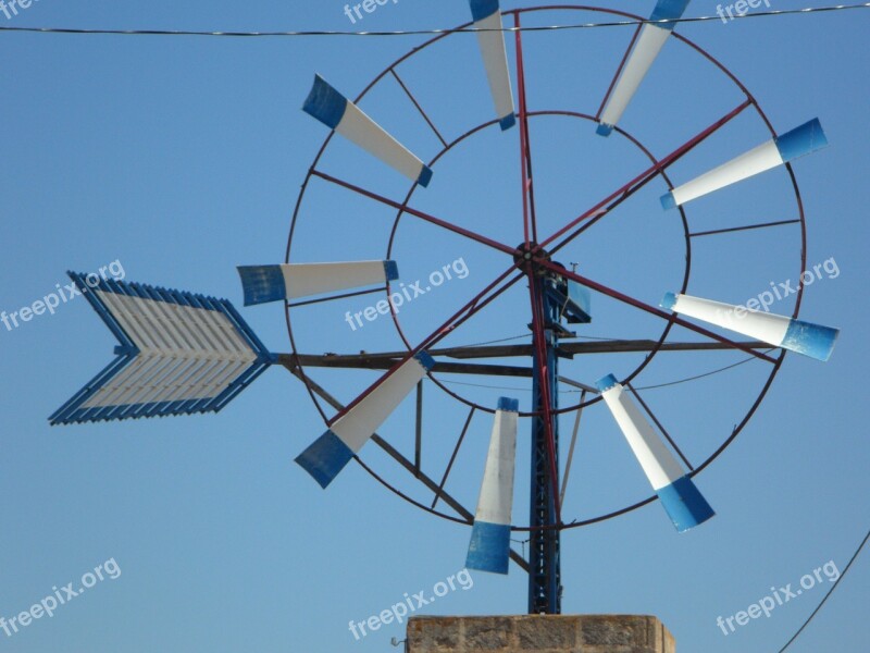 Pinwheel Metal Wheel Wind Wind Energy