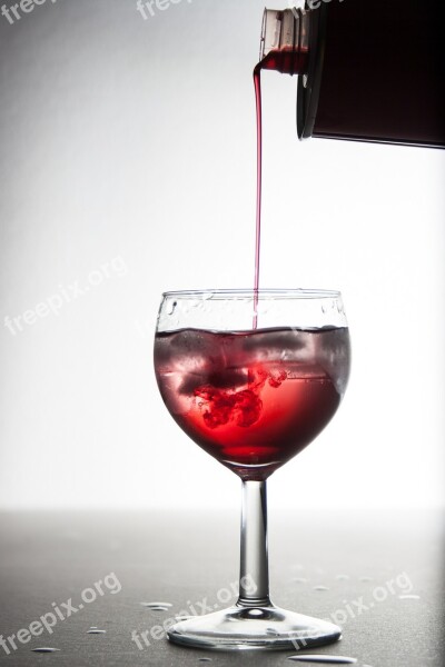 Syrup Glass Wine Glass Soft Ice Cubes