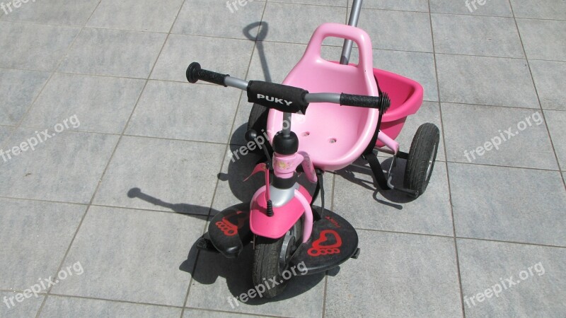 Tricycle Pink Bike Children Free Photos