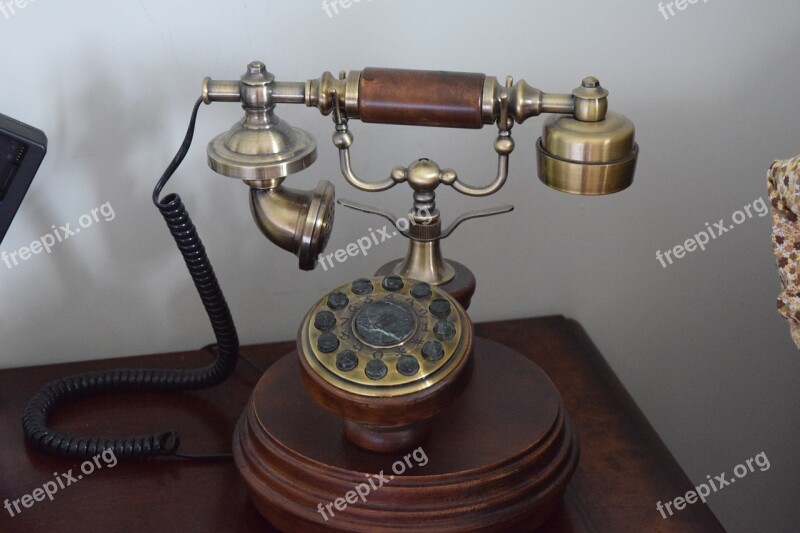 Classic Telephone Old Phone Antique Telephone Dial Mode Landline Phone