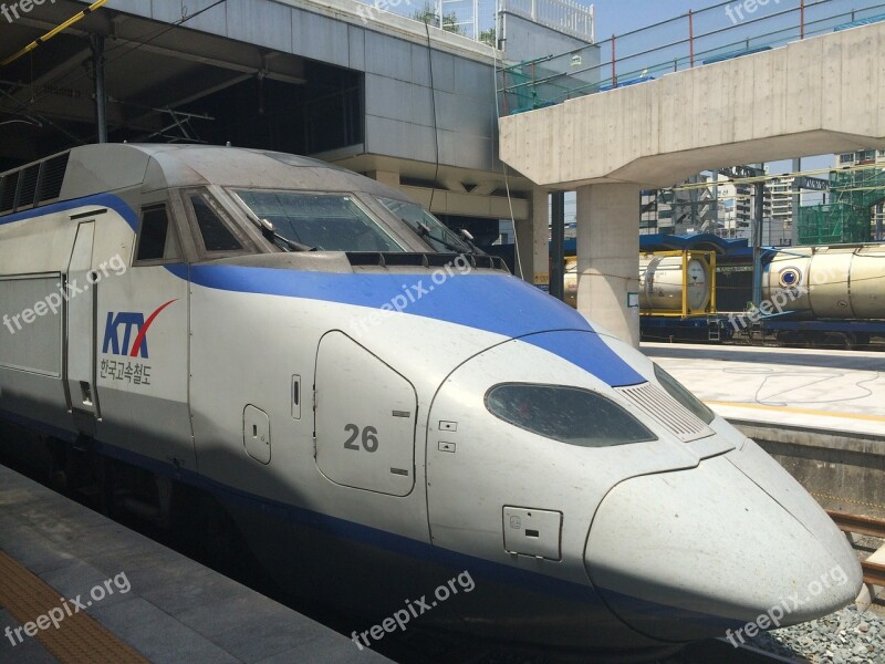 High-speed Trains Korail Free Photos