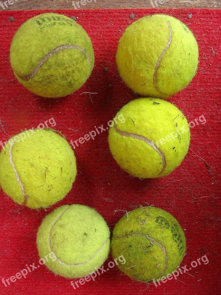 Ball Game Tennis Used Movement