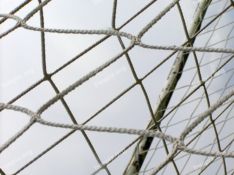 Network Rope Tangled Barrier Football