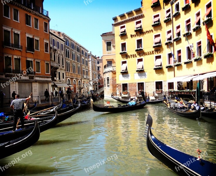 Venice Italy Gondola Free Photos