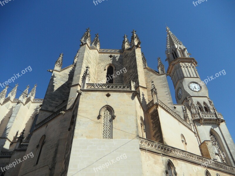 Cathedral Church Imposing High Architecture