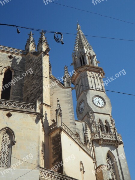 Cathedral Church Imposing High Architecture