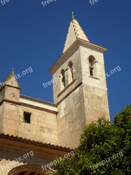 Church Manacor Tower Steeple Monastery