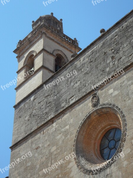 Church Steeple Petra Mallorca Trutzig