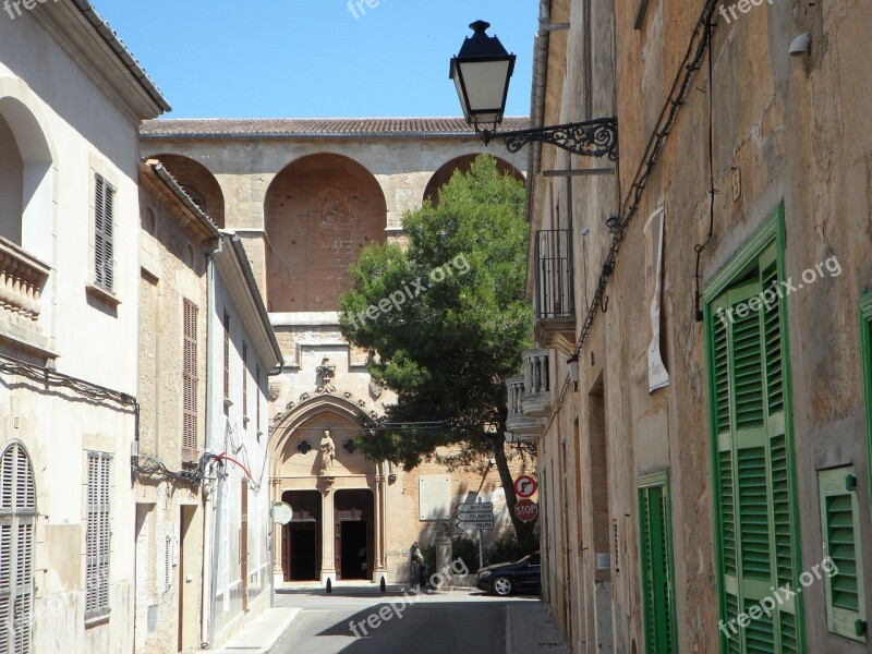 Cityscape Petra Mallorca City View Historic Center