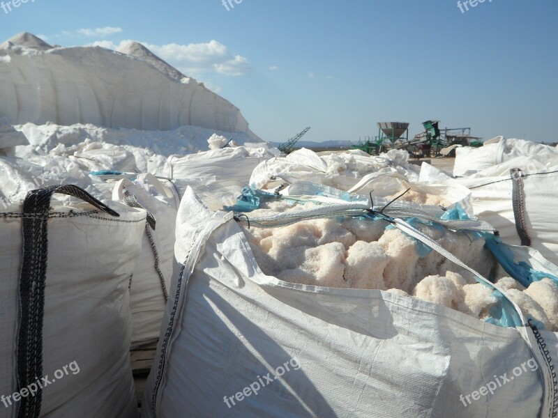 Salt Salzberg Salt Mountain White Salt Pans