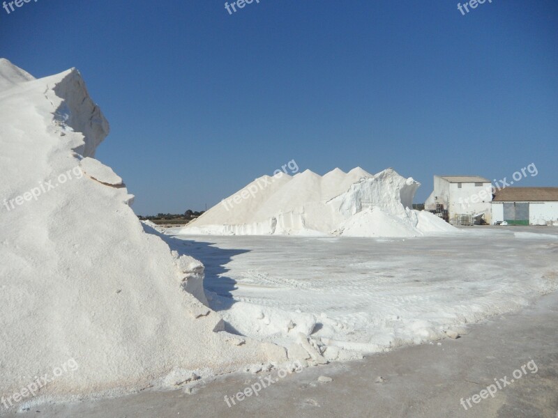 Salt Salzberg Salt Mountain White Salt Pans