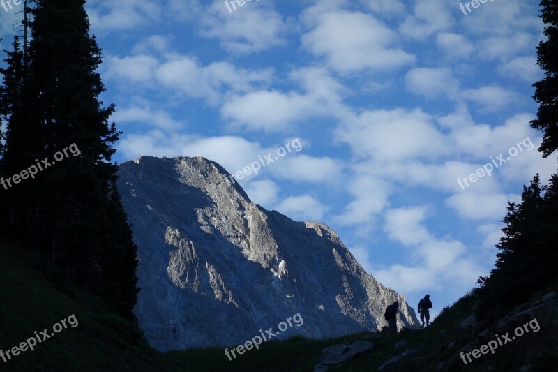 Mountains Colorado Fourteener Landscape Scenery