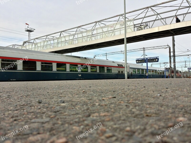 Train Station Railway Station Turku åbo Finland