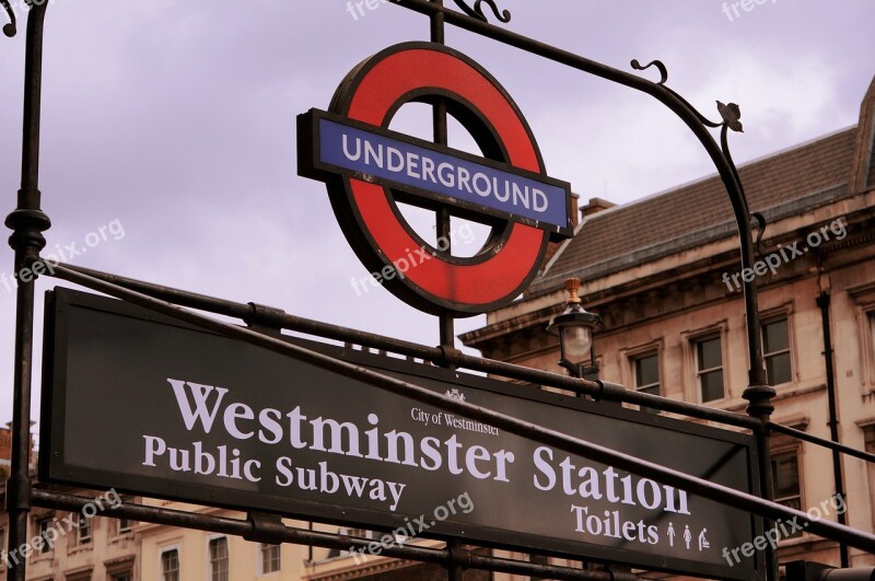 Shield United Kingdom England Metro Railway Station