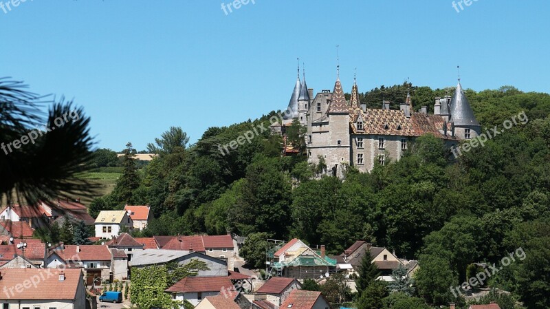 Castles Castle The Rochepot Burgundy France