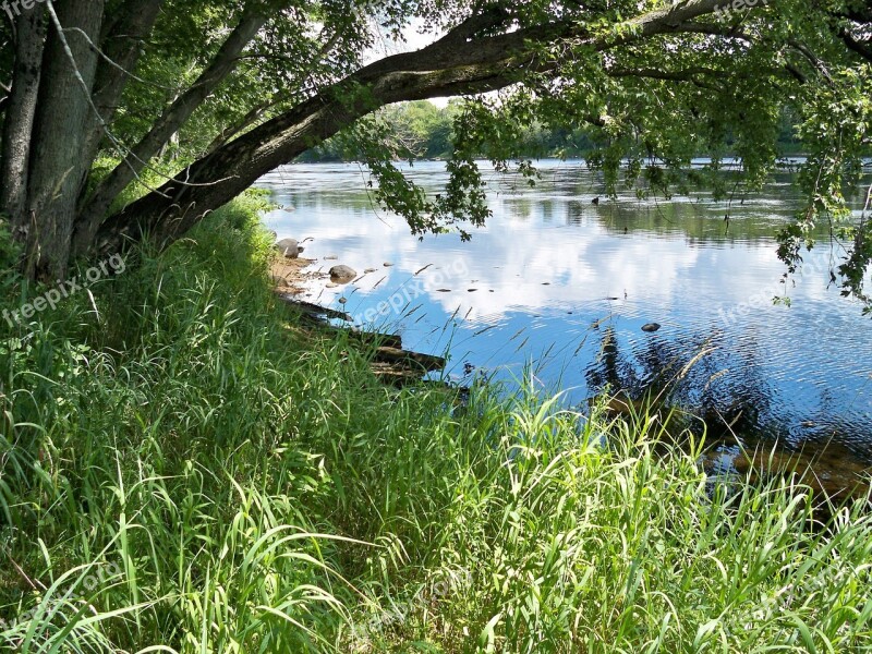 Water Serene Nature Beautiful Serenity