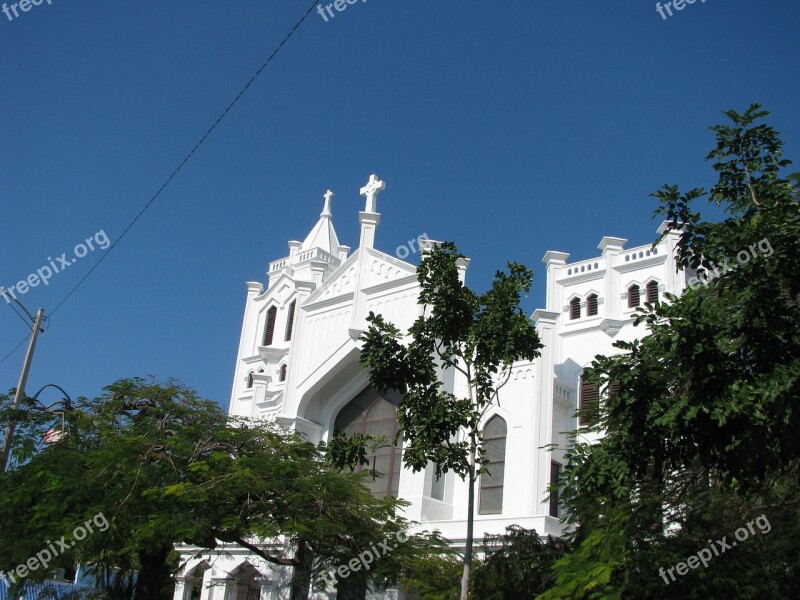 Key West Church Key West Architecture Landmark Free Photos