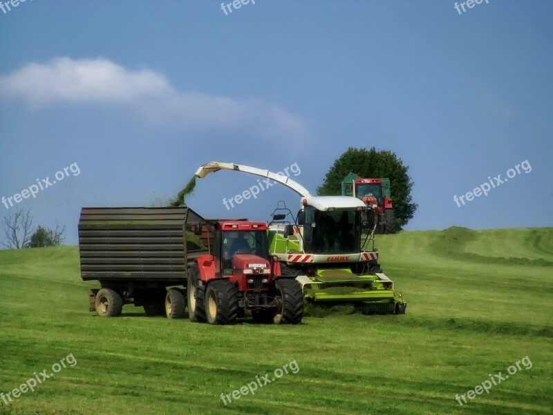 Germany Landscape Scenic Farm Combine