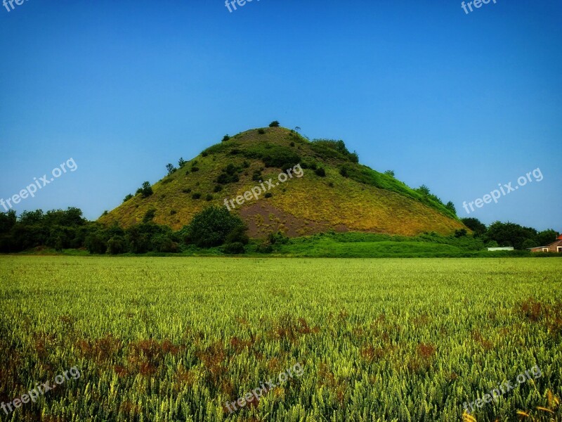 France Landscape Scenic Hill Landfill