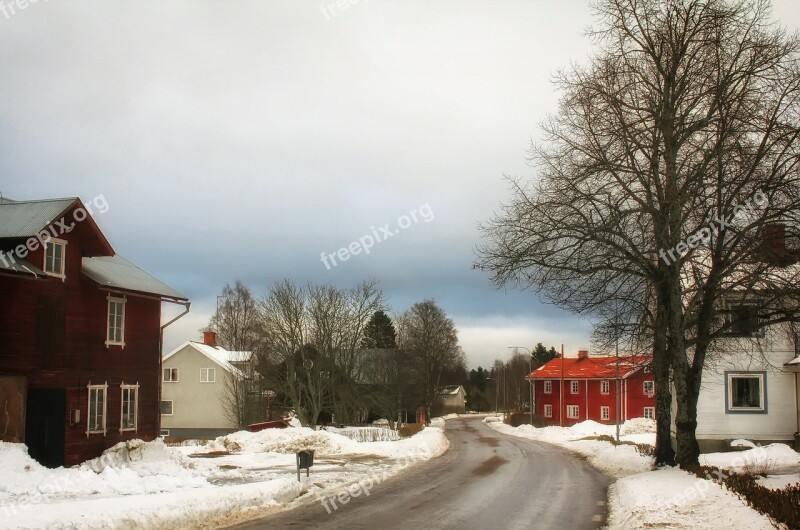 Enviken Sweden Village Town Houses