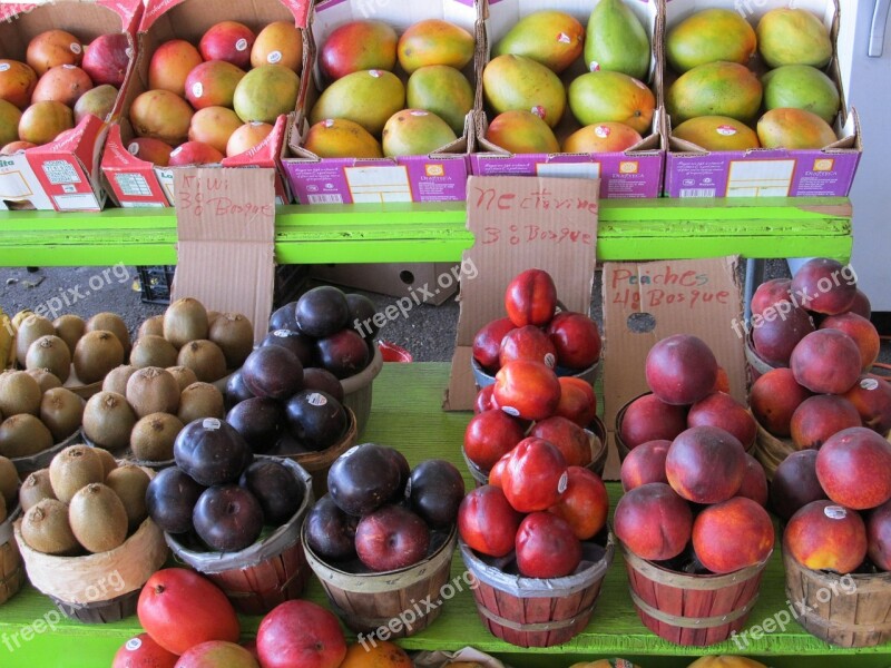 Farmers Market Produce Fresh Food Fruit