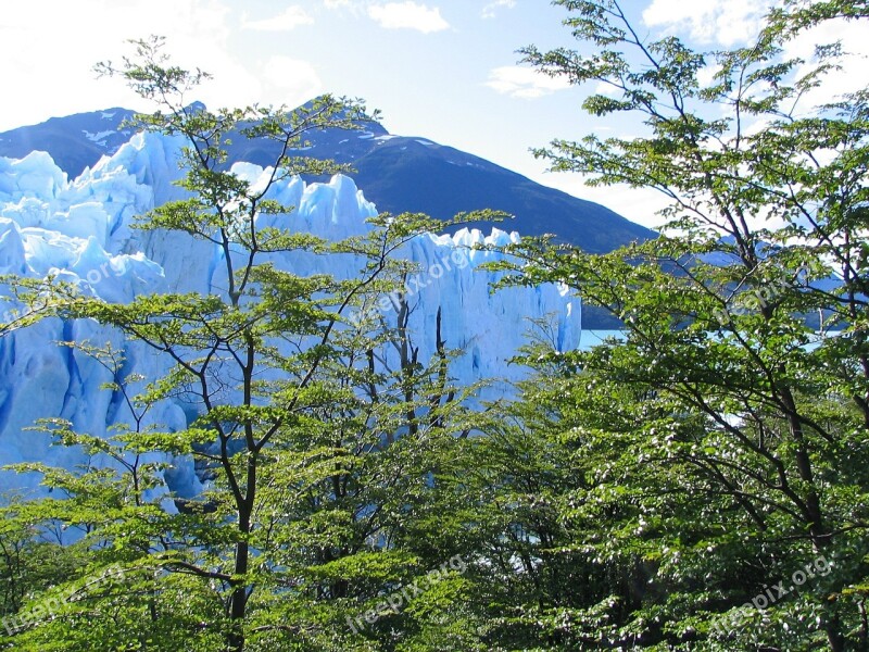 Glacier Nature Argentina Landscape Perito Moreno