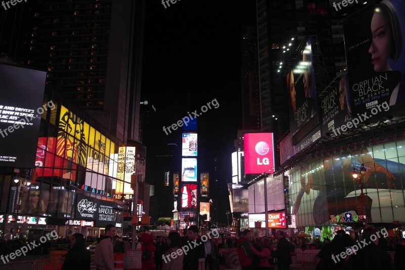 United States New York Times Square Free Photos