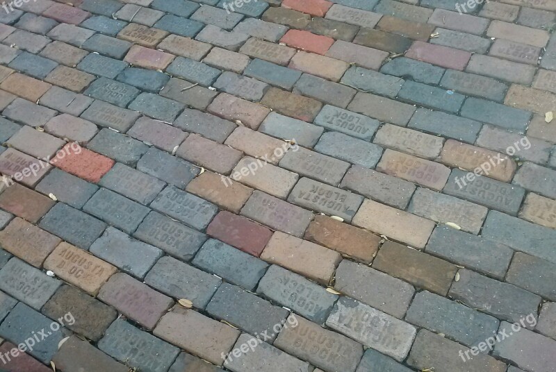 Block Bricks Abstract Brickwork Surface