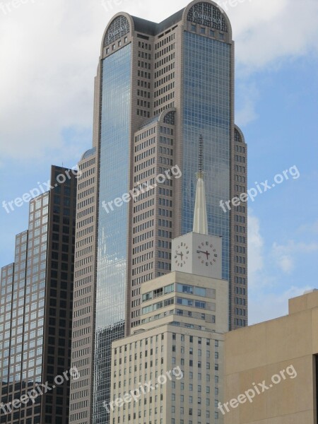 Dallas Skyline Dallas Buildings Downtown Office Buildings