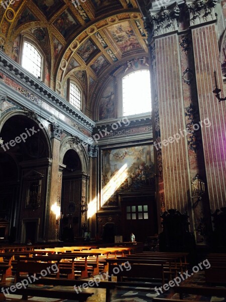 Church Cathedral Naples Religion Free Photos