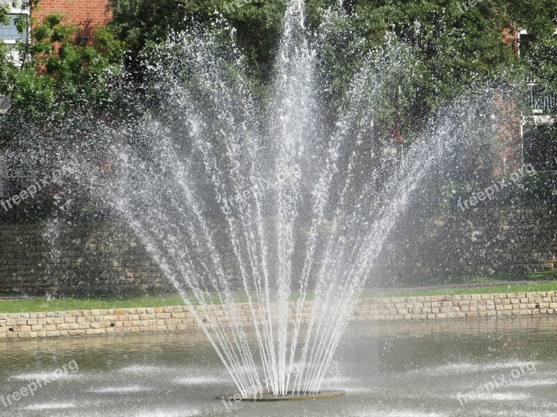 Water Fountain Fountain Spraying Spray Water