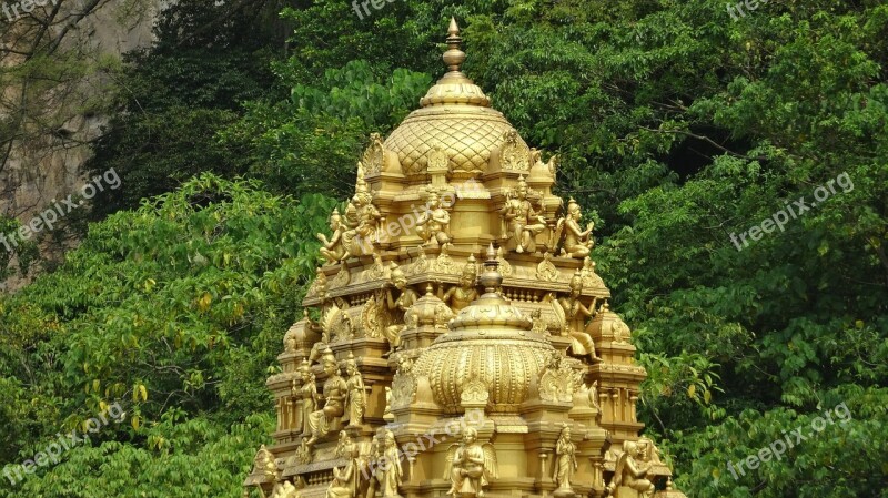 Dome Temple Batu Caves Malaysia Free Photos