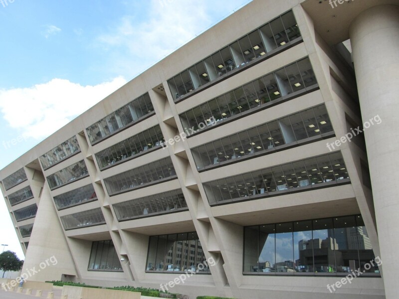 Dallas City Hall Building Dallas Texas Government